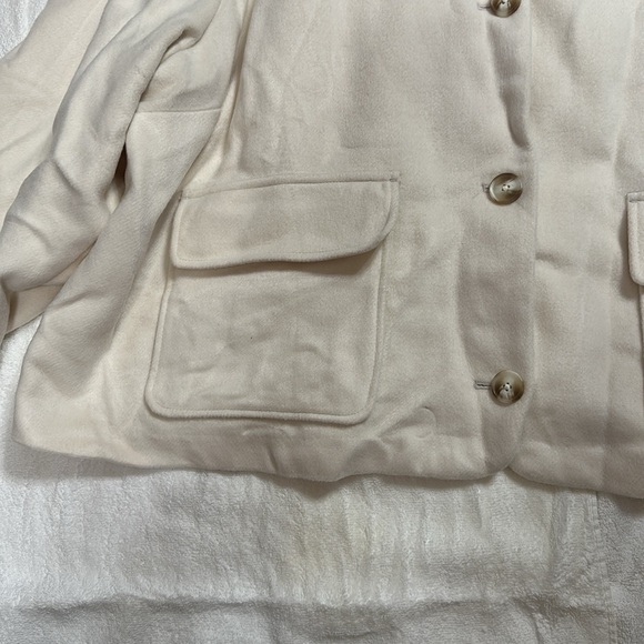 LC Lauren Conrad Off White Coat - Picture 3 of 14